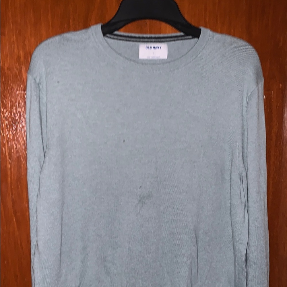 Old Navy Crewneck Sweater Light Blue Soft Knit